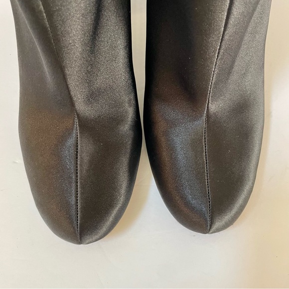 Marc Fisher Janie Satin Black Booties Size 9 - Picture 7 of 14